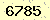 請輸入此驗證碼 : 6785