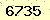 請輸入此驗證碼 : 6735