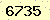 請輸入此驗證碼 : 6735