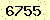 請輸入此驗證碼 : 6755
