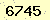 請輸入此驗證碼 : 6745