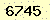 請輸入此驗證碼 : 6745