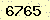 請輸入此驗證碼 : 6765