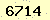 請輸入此驗證碼 : 6714