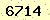 請輸入此驗證碼 : 6714