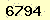 請輸入此驗證碼 : 6794