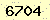 請輸入此驗證碼 : 6704
