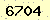 請輸入此驗證碼 : 6704