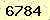 請輸入此驗證碼 : 6784