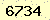 請輸入此驗證碼 : 6734