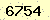 請輸入此驗證碼 : 6754