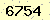 請輸入此驗證碼 : 6754