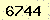 請輸入此驗證碼 : 6744