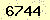 請輸入此驗證碼 : 6744