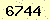 請輸入此驗證碼 : 6744
