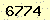 請輸入此驗證碼 : 6774