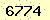 請輸入此驗證碼 : 6774
