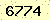 請輸入此驗證碼 : 6774