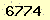 請輸入此驗證碼 : 6774