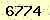 請輸入此驗證碼 : 6774