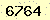 請輸入此驗證碼 : 6764
