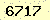 請輸入此驗證碼 : 6717