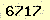 請輸入此驗證碼 : 6717