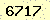 請輸入此驗證碼 : 6717