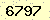 請輸入此驗證碼 : 6797