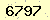 請輸入此驗證碼 : 6797