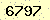 請輸入此驗證碼 : 6797