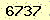 請輸入此驗證碼 : 6737