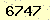 請輸入此驗證碼 : 6747