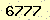 請輸入此驗證碼 : 6777