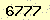 請輸入此驗證碼 : 6777
