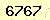 請輸入此驗證碼 : 6767