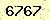 請輸入此驗證碼 : 6767