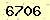 請輸入此驗證碼 : 6706