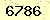 請輸入此驗證碼 : 6786