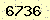 請輸入此驗證碼 : 6736