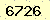請輸入此驗證碼 : 6726