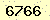 請輸入此驗證碼 : 6766