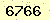 請輸入此驗證碼 : 6766