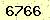 請輸入此驗證碼 : 6766
