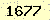 請輸入此驗證碼 : 1677