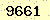 請輸入此驗證碼 : 9661