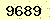 請輸入此驗證碼 : 9689