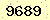 請輸入此驗證碼 : 9689
