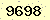 請輸入此驗證碼 : 9698