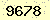 請輸入此驗證碼 : 9678
